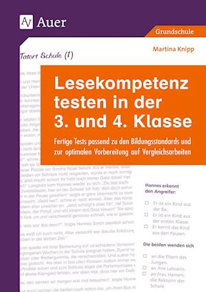 Lesekompetenz testen in der 3. und 4. Klasse