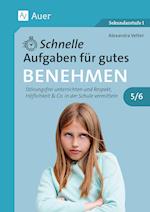 Schnelle Aufgaben für gutes Benehmen 5-6