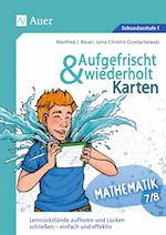 Aufgefrischt-und-wiederholt-Karten Mathematik 7-8