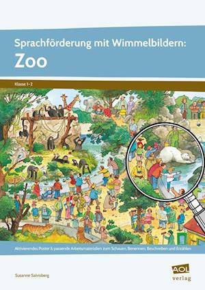 Sprachförderung mit Wimmelbildern: Zoo