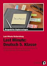 Last Minute: Deutsch 5. Klasse