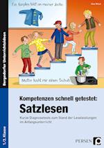 Kompetenzen schnell getestet: Satzlesen