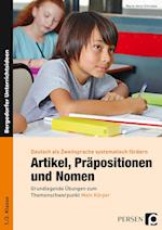 Artikel, Präpositionen & Nomen - Mein Körper 1/2