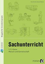 Sachunterricht, 1./2. Klasse, Mensch und Gemeinschaft