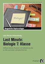 Last Minute: Biologie 7. Klasse