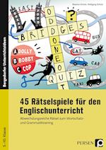 45 Rätselspiele für den Englischunterricht