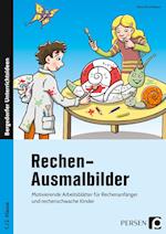 Rechen-Ausmalbilder