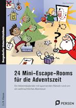 24 Mini-Escape-Rooms für die Adventszeit - Grundschule