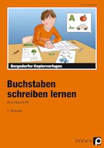 Buchstaben schreiben lernen - Druckschrift