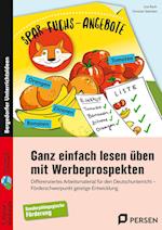 Ganz einfach lesen üben mit Werbeprospekten