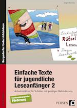 Einfache Texte für jugendliche Leseanfänger 2