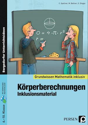 Körperberechnungen - Inklusionsmaterial