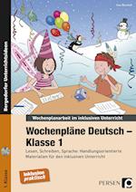 Wochenpläne Deutsch - Klasse 1