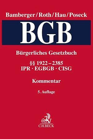 Bürgerliches Gesetzbuch  Band 5: §§ 1922-2385, CISG, IPR, EGBGB