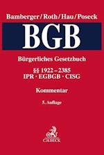 Bürgerliches Gesetzbuch  Band 5: §§ 1922-2385, CISG, IPR, EGBGB