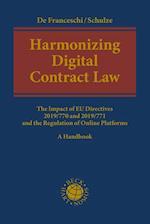 Harmonizing Digital Contract Law