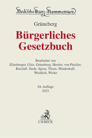 Bürgerliches Gesetzbuch