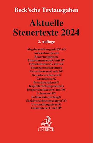 Aktuelle Steuertexte 2024