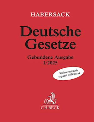 Deutsche Gesetze Gebundene Ausgabe I/2025