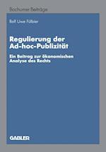 Regulierung der Ad-hoc-Publizität