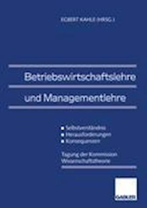 Betriebswirtschaftslehre und Managementlehre