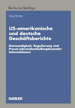 US-amerikanische und deutsche Geschäftsberichte