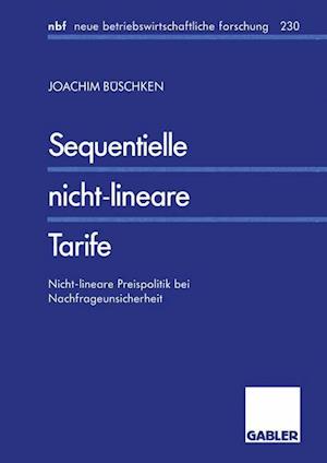 Sequentielle nicht-lineare Tarife