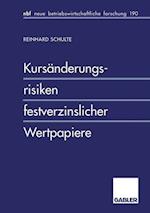 Kursanderungsrisiken Festverzinslicher Wertpapiere