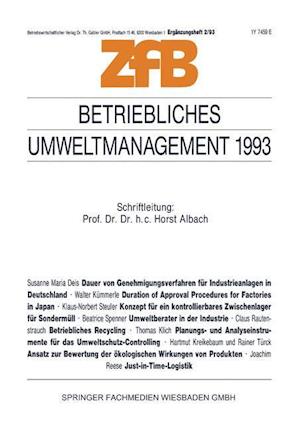 Betriebliches Umweltmanagement 1993