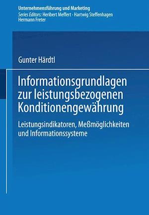 Informationsgrundlagen zur leistungsbezogenen Konditionengewährung