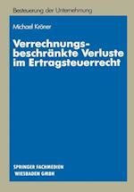 Verrechnungsbeschränkte Verluste Im Ertragsteuerrecht