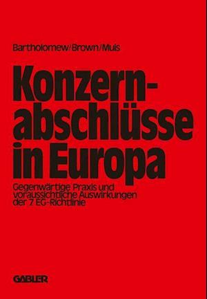 Konzernabschlusse in Europa