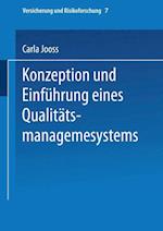 Konzeption und Einführung eines Qualitätsmanagementsystems