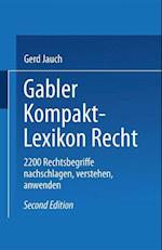 Gabler Kompakt Lexikon Recht