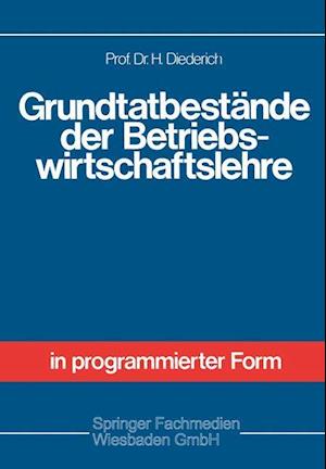 Grundtatbestände Der Betriebswirtschaftslehre