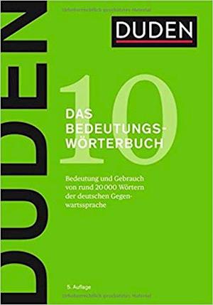 Duden (10) - Das Bedeutungswörterbuch (HB) - 5. Auflage