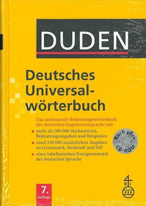 Duden Deutsches Universalwörterbuch (HB) inkl. CD-ROM - 7. Auflage*