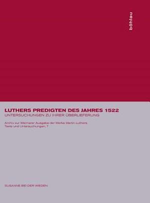 Luthers Predigten Des Jahres 1522