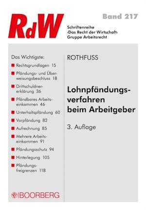 Lohnpfändungsverfahren beim Arbeitgeber