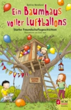 Ein Baumhaus voller Luftballons