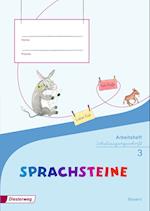 SPRACHSTEINE Sprachbuch 3. Arbeitsheft. Schulausgangsschrift SAS. Bayern