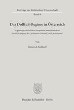 Das Dollfuß-Regime in Österreich