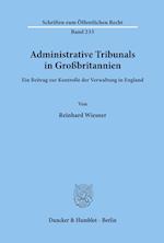 Administrative Tribunals in Großbritannien.