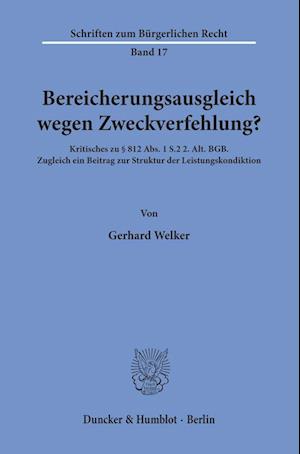 Bereicherungsausgleich wegen Zweckverfehlung?