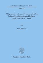 Adäquanztheorie und Normzwecklehre bei der Begründung der Haftung nach § 823 Abs. 1 BGB.