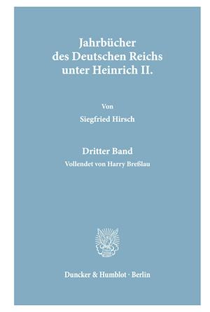 Jahrbücher des Deutschen Reiches unter Heinrich II. Band III