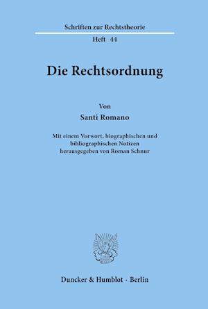 Die Rechtsordnung.