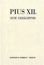 Pius XII. zum Gedächtnis
