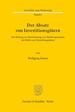 Der Absatz von Investitionsgütern.