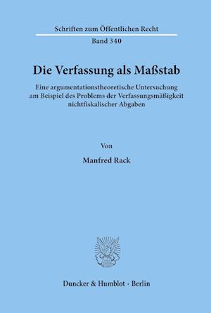 Die Verfassung als Maßstab.